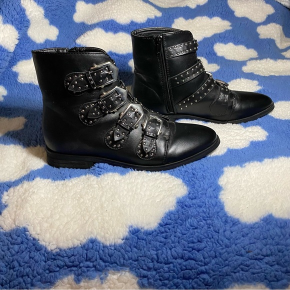 Buckled and Studded Boots - Picture 3 of 5